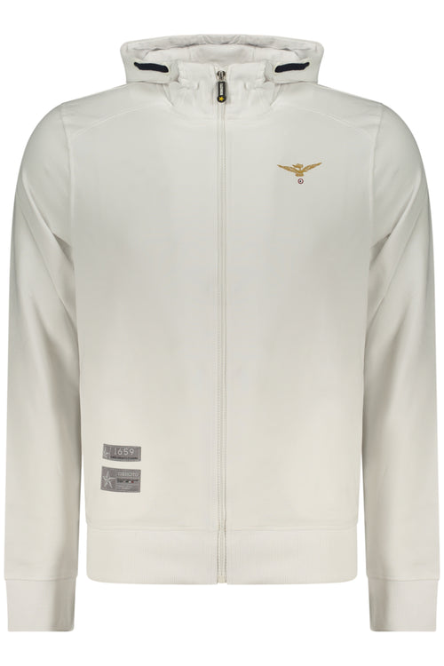 ACCADEMIA MILITARE FELPA CON ZIP UOMO BIANCO