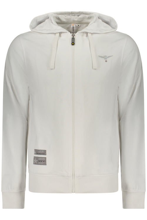 ACCADEMIA MILITARE FELPA CON ZIP UOMO BIANCO