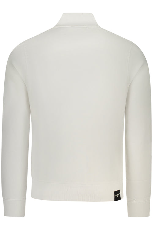 ACCADEMIA MILITARE FELPA CON ZIP UOMO BIANCO