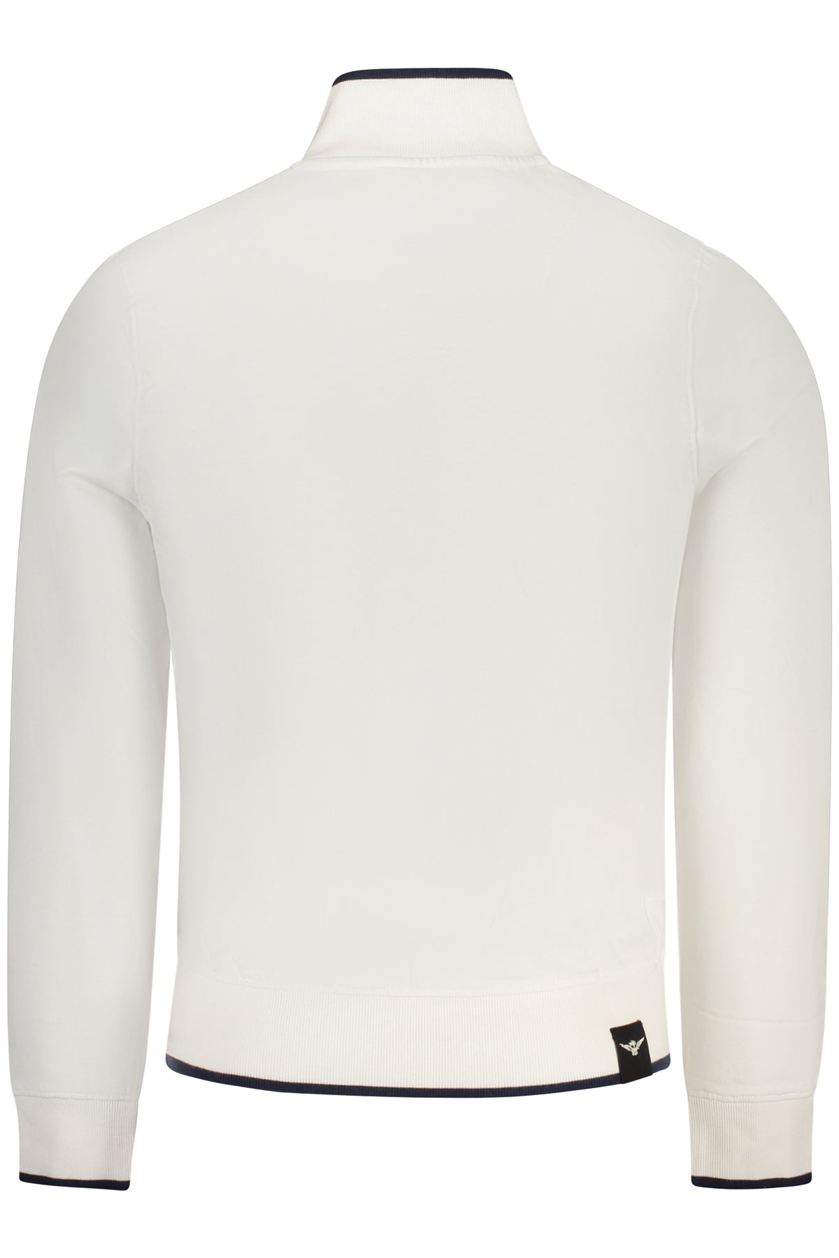 ACCADEMIA MILITARE FELPA CON ZIP UOMO BIANCO