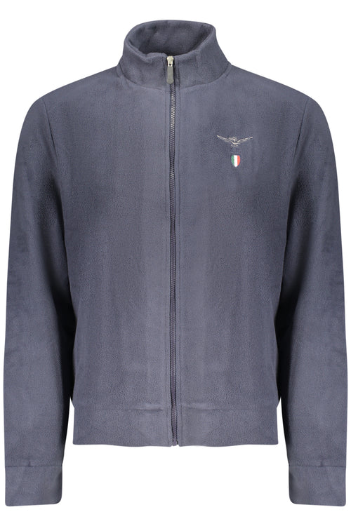 ACCADEMIA MILITARE FELPA CON ZIP UOMO BLU