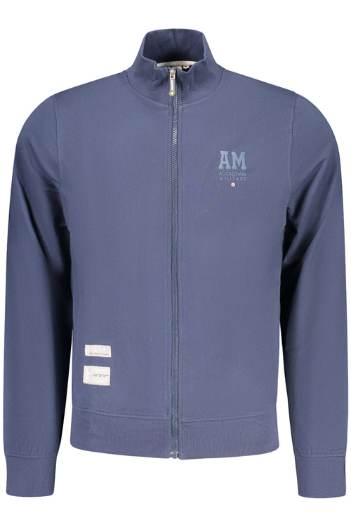 ACCADEMIA MILITARE FELPA CON ZIP UOMO BLU