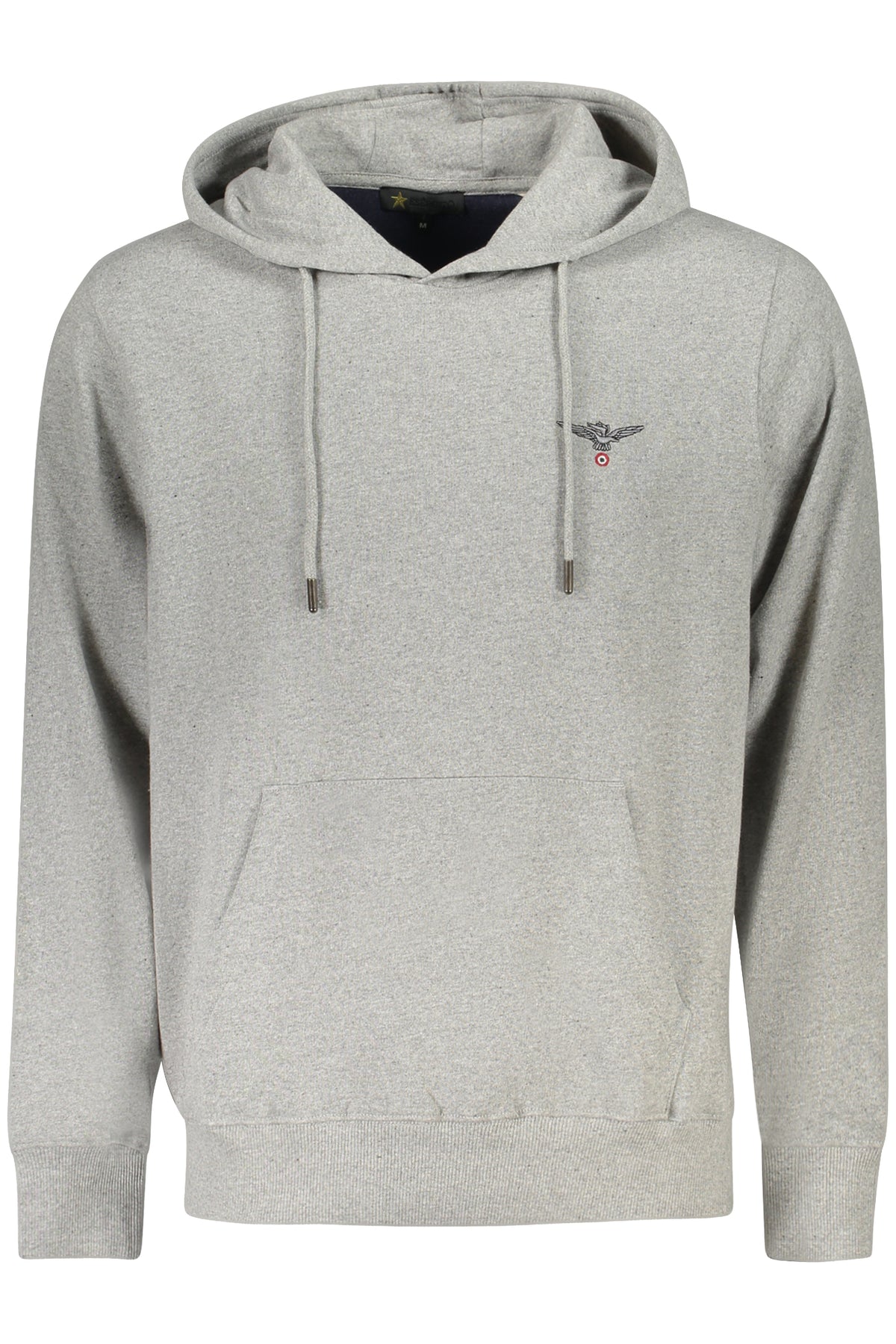 ACCADEMIA MILITARE FELPA CON ZIP UOMO GRIGIO