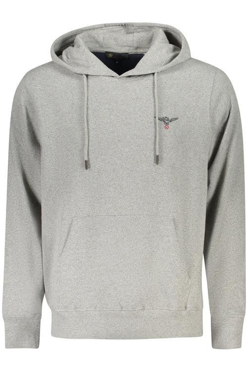 ACCADEMIA MILITARE FELPA CON ZIP UOMO GRIGIO