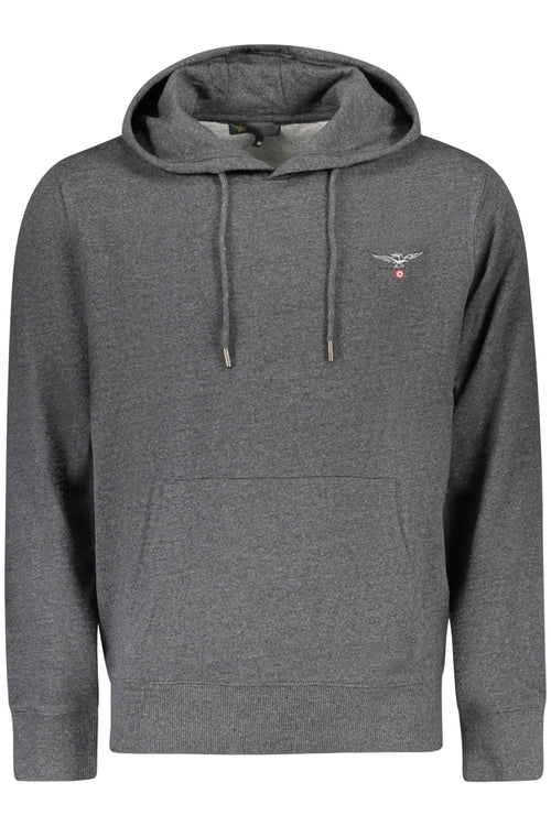 ACCADEMIA MILITARE FELPA CON ZIP UOMO GRIGIO