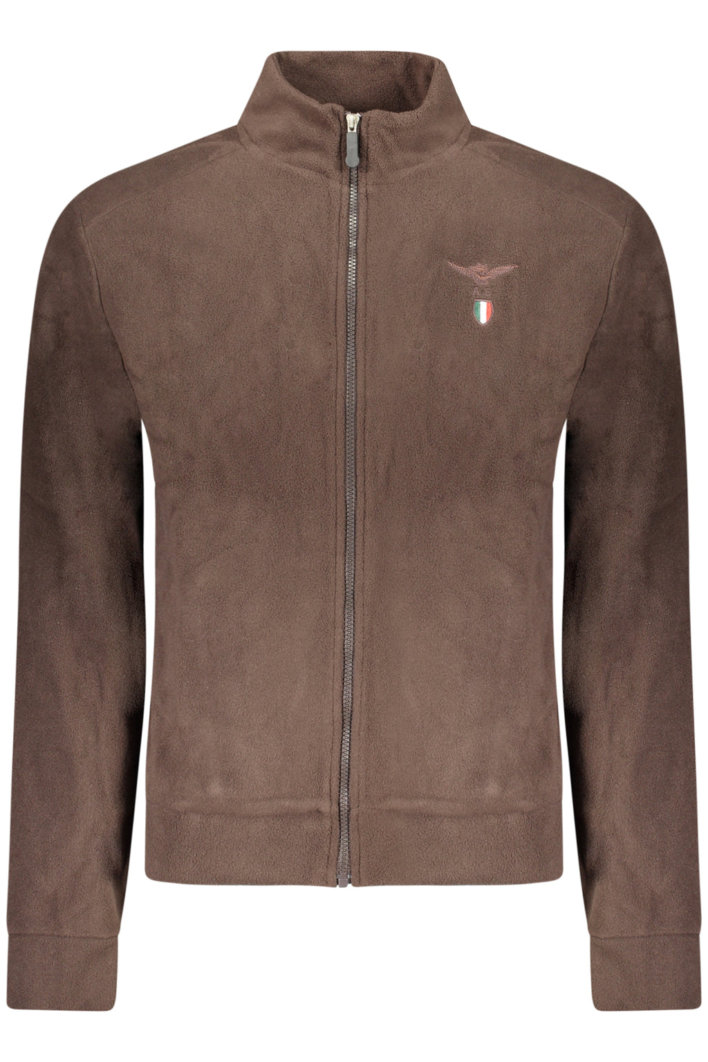 ACCADEMIA MILITARE FELPA CON ZIP UOMO MARRONE