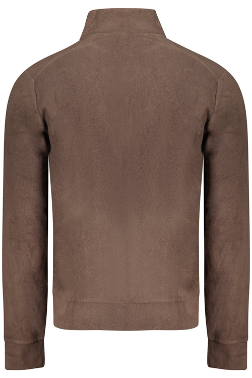 ACCADEMIA MILITARE FELPA CON ZIP UOMO MARRONE
