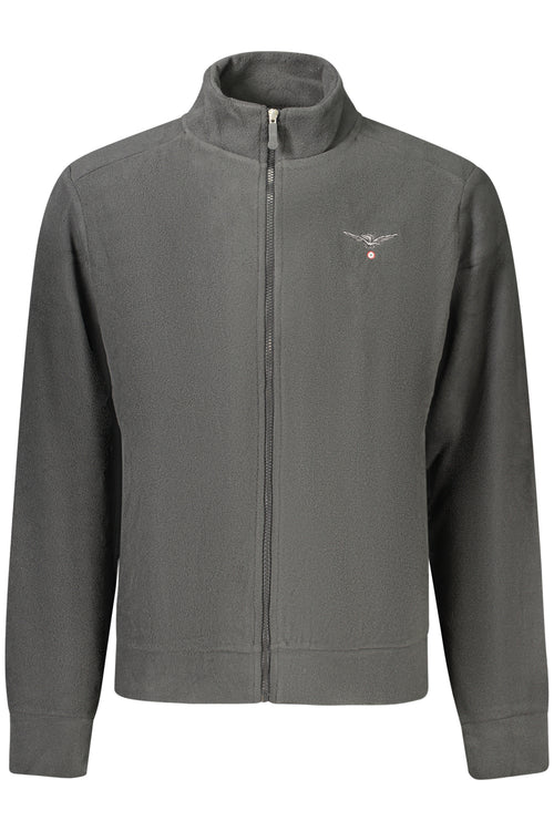 ACCADEMIA MILITARE FELPA CON ZIP UOMO NERO