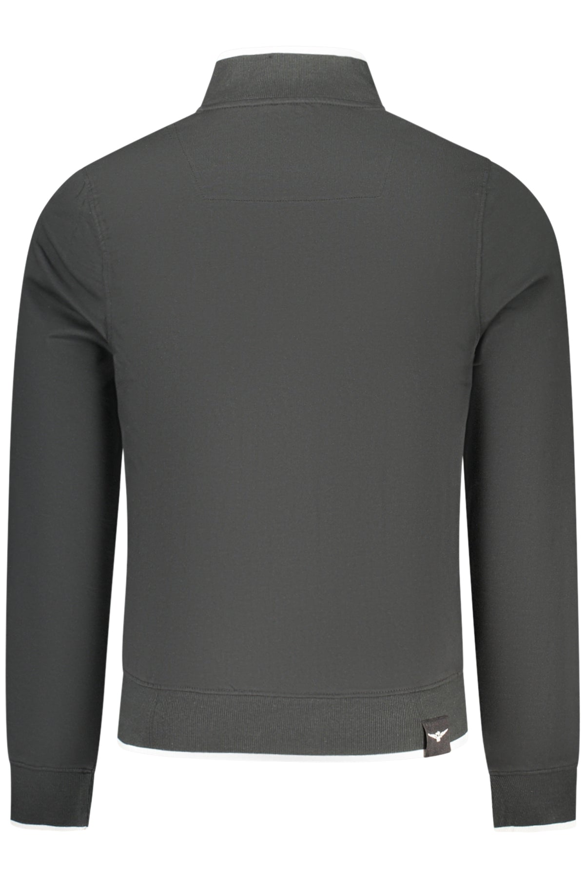 ACCADEMIA MILITARE FELPA CON ZIP UOMO NERO