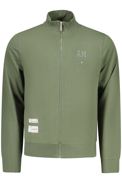 ACCADEMIA MILITARE FELPA CON ZIP UOMO VERDE