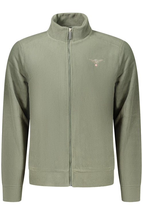 ACCADEMIA MILITARE FELPA CON ZIP UOMO VERDE