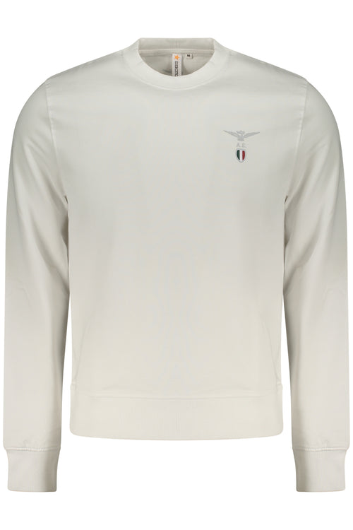 ACCADEMIA MILITARE FELPA SENZA ZIP UOMO BIANCO
