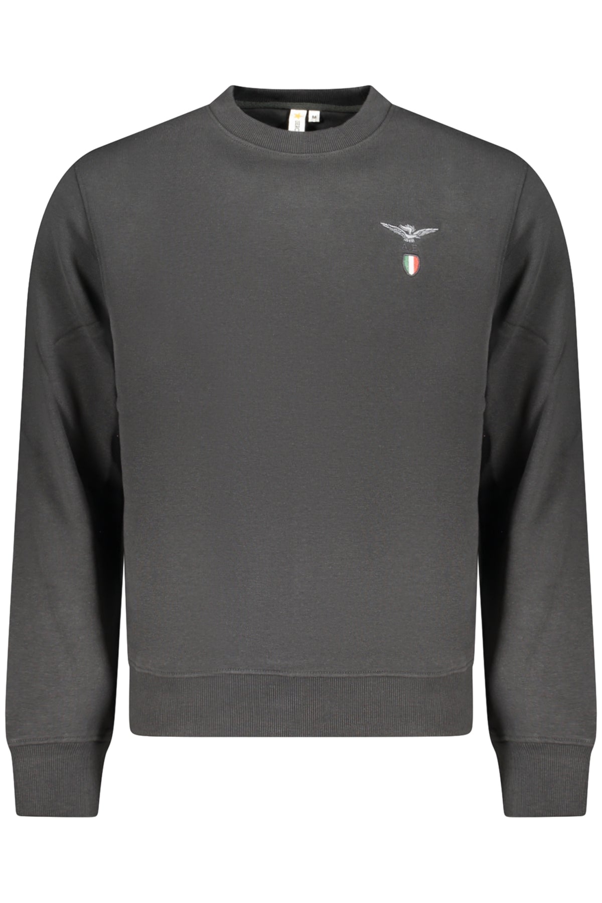 ACCADEMIA MILITARE FELPA SENZA ZIP UOMO NERO