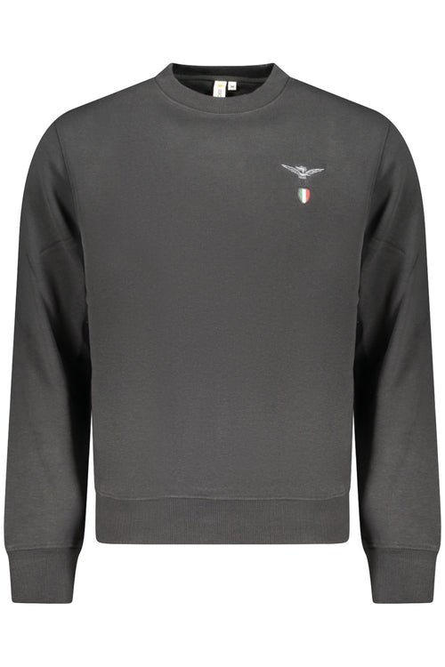 ACCADEMIA MILITARE FELPA SENZA ZIP UOMO NERO