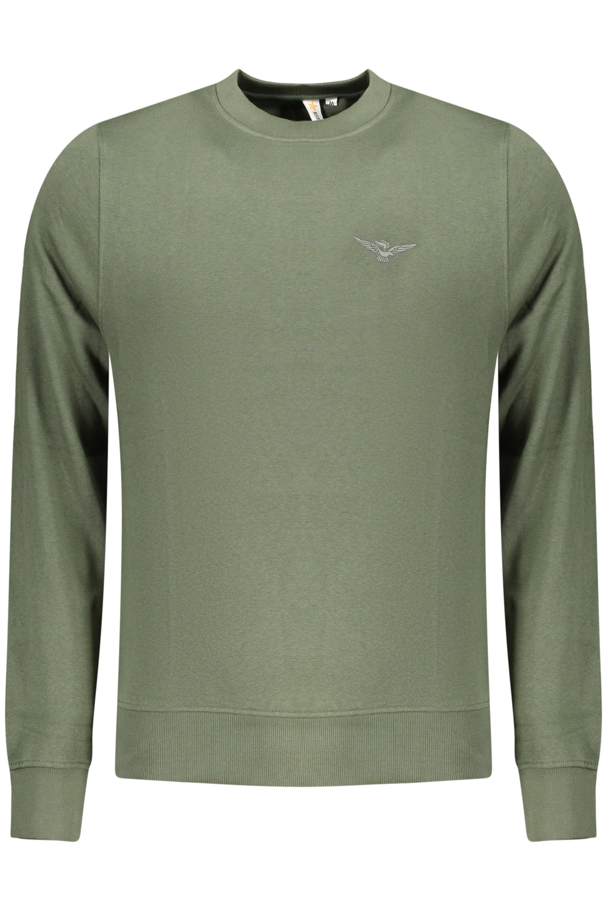 ACCADEMIA MILITARE FELPA SENZA ZIP UOMO VERDE