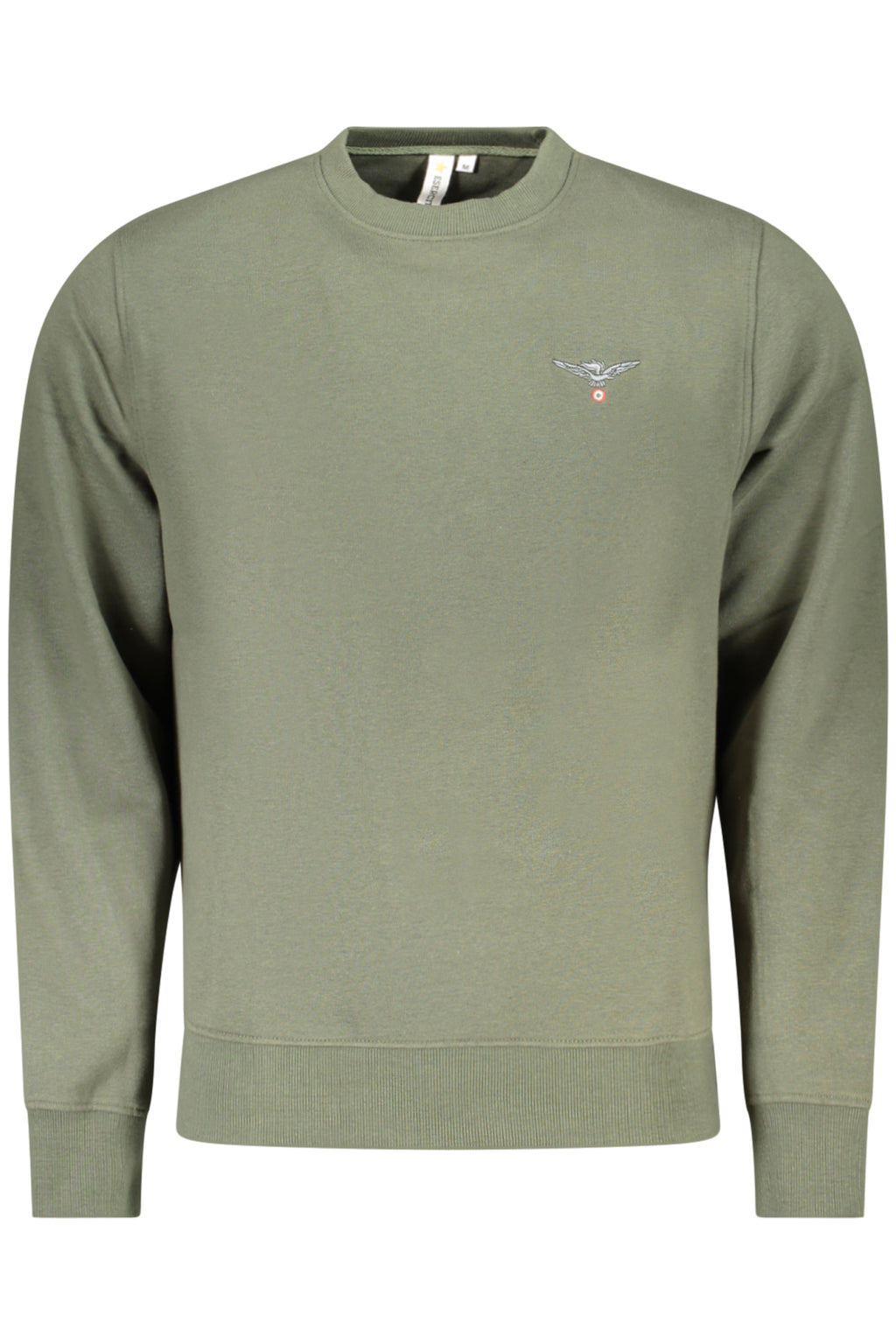 ACCADEMIA MILITARE FELPA SENZA ZIP UOMO VERDE