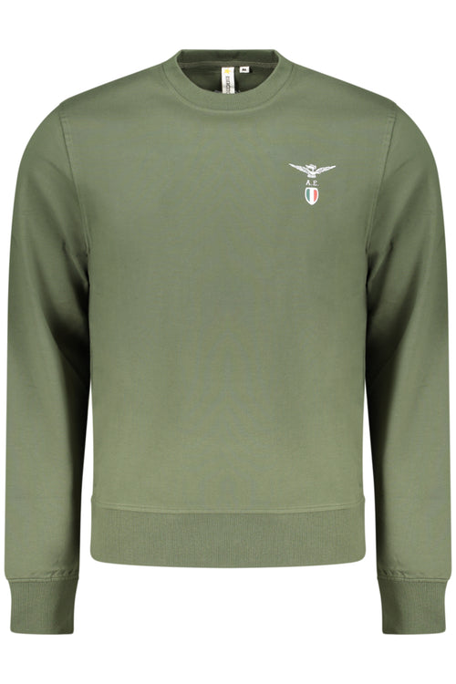ACCADEMIA MILITARE FELPA SENZA ZIP UOMO VERDE