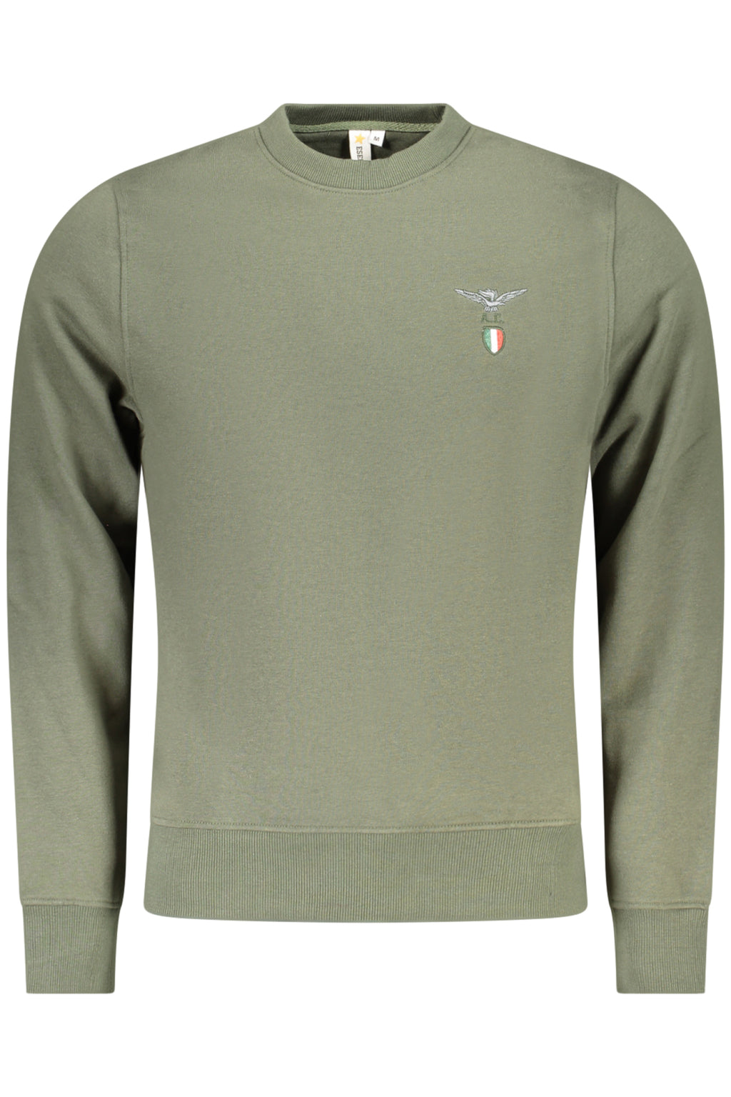 ACCADEMIA MILITARE FELPA SENZA ZIP UOMO VERDE