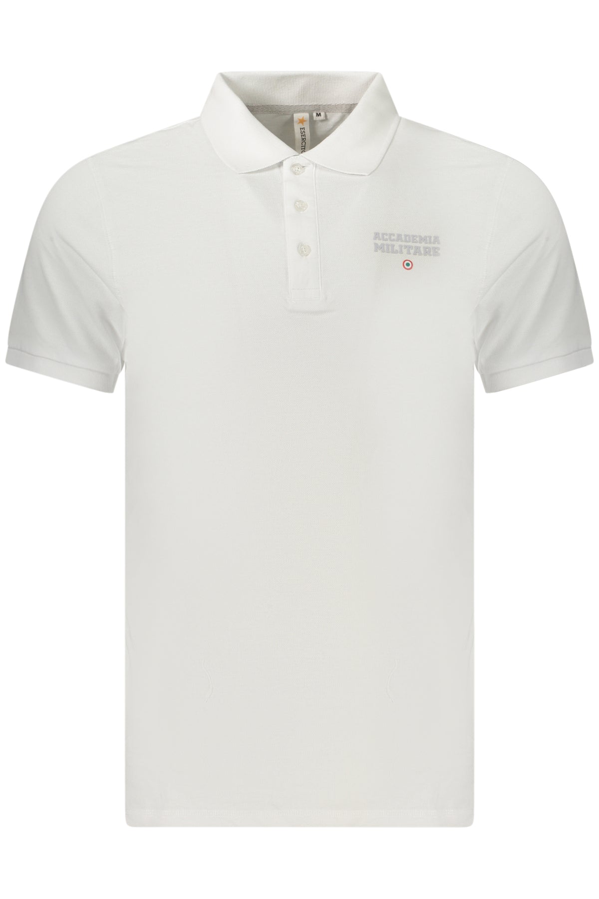 ACCADEMIA MILITARE POLO MANICHE CORTE UOMO BIANCO
