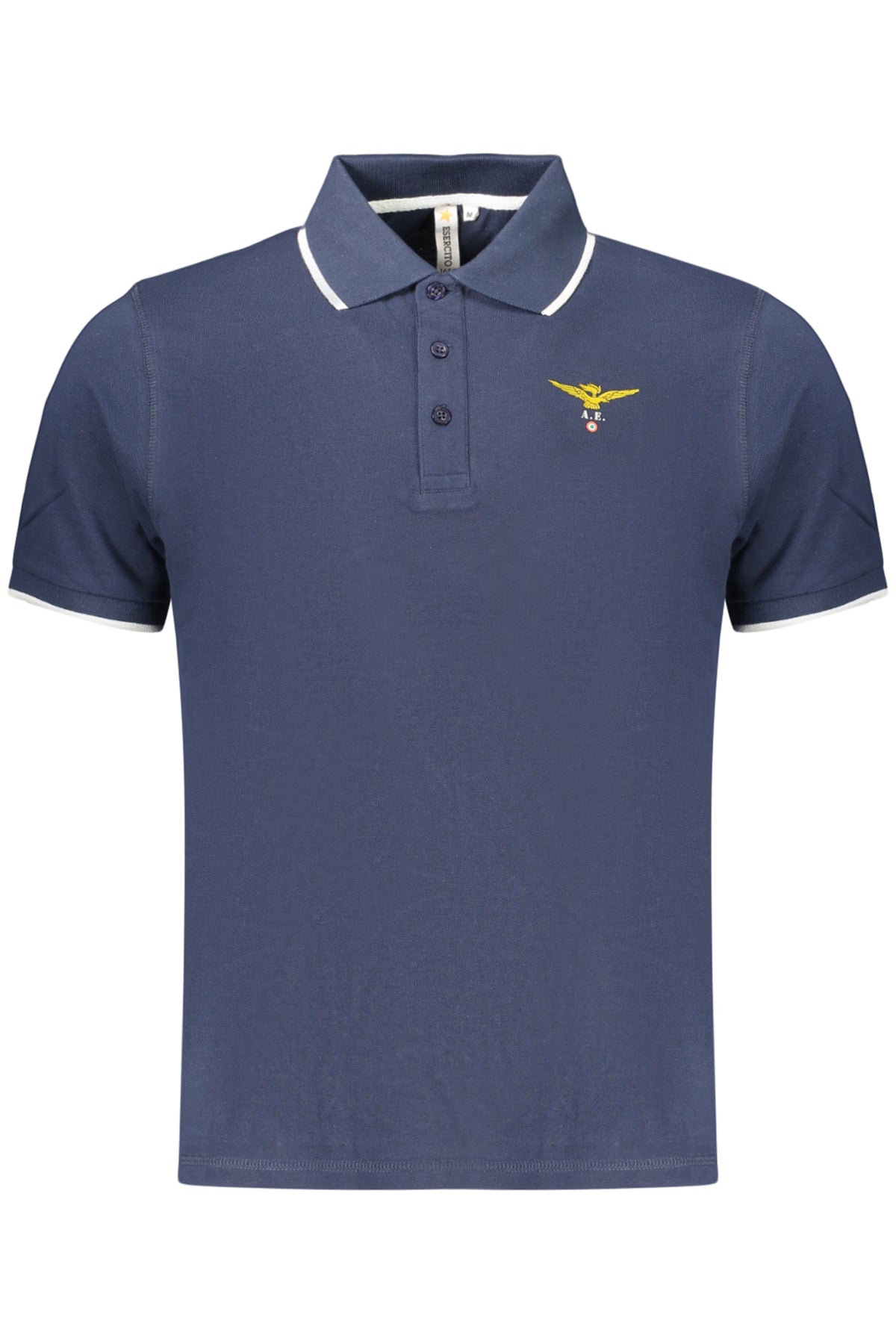 ACCADEMIA MILITARE POLO MANICHE CORTE UOMO BLU