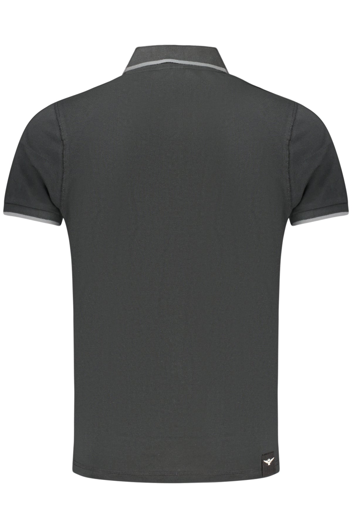 ACCADEMIA MILITARE POLO MANICHE CORTE UOMO NERO