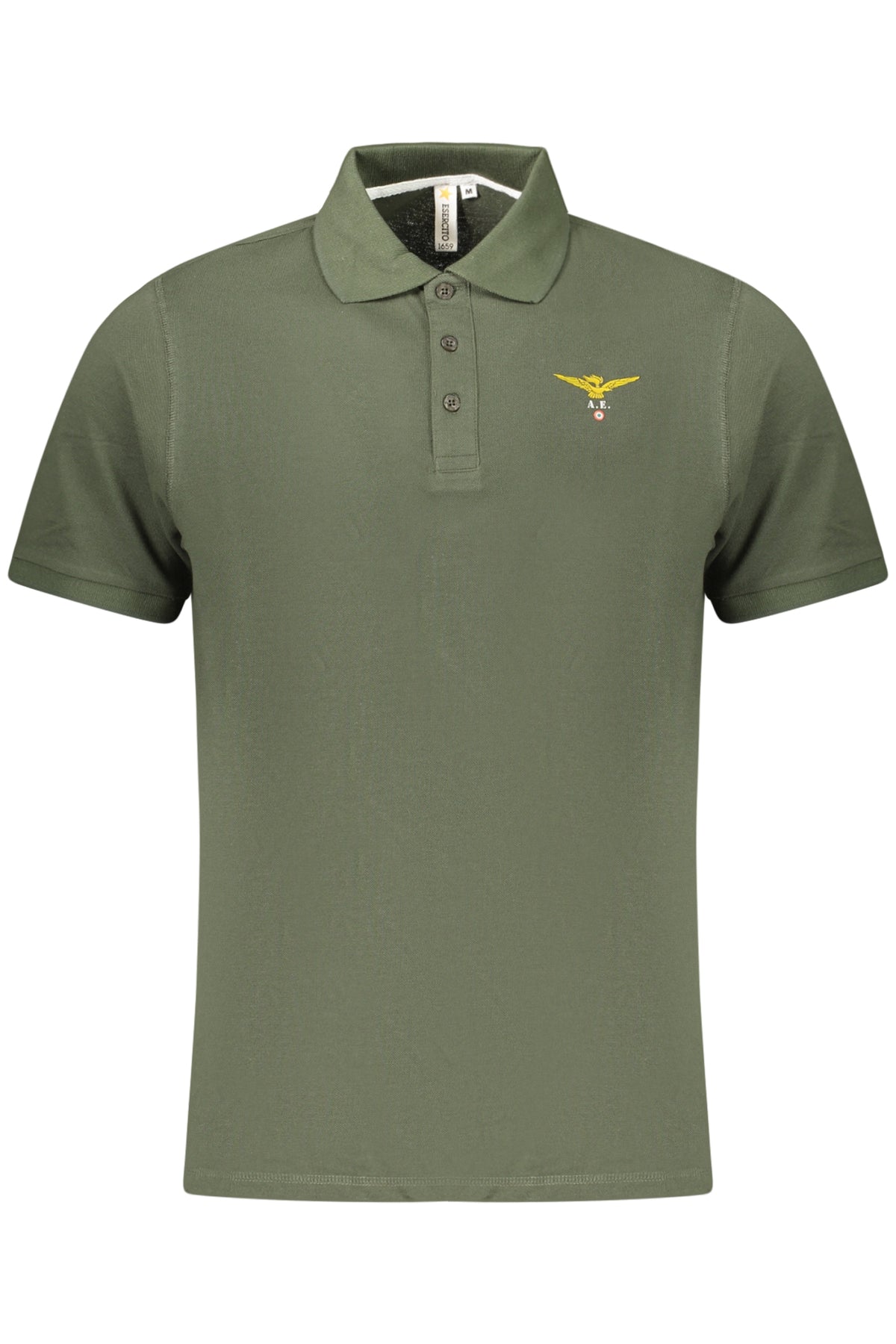 ACCADEMIA MILITARE POLO MANICHE CORTE UOMO VERDE