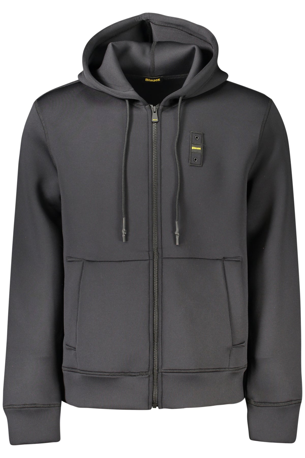 BLAUER FELPA CON ZIP UOMO NERO