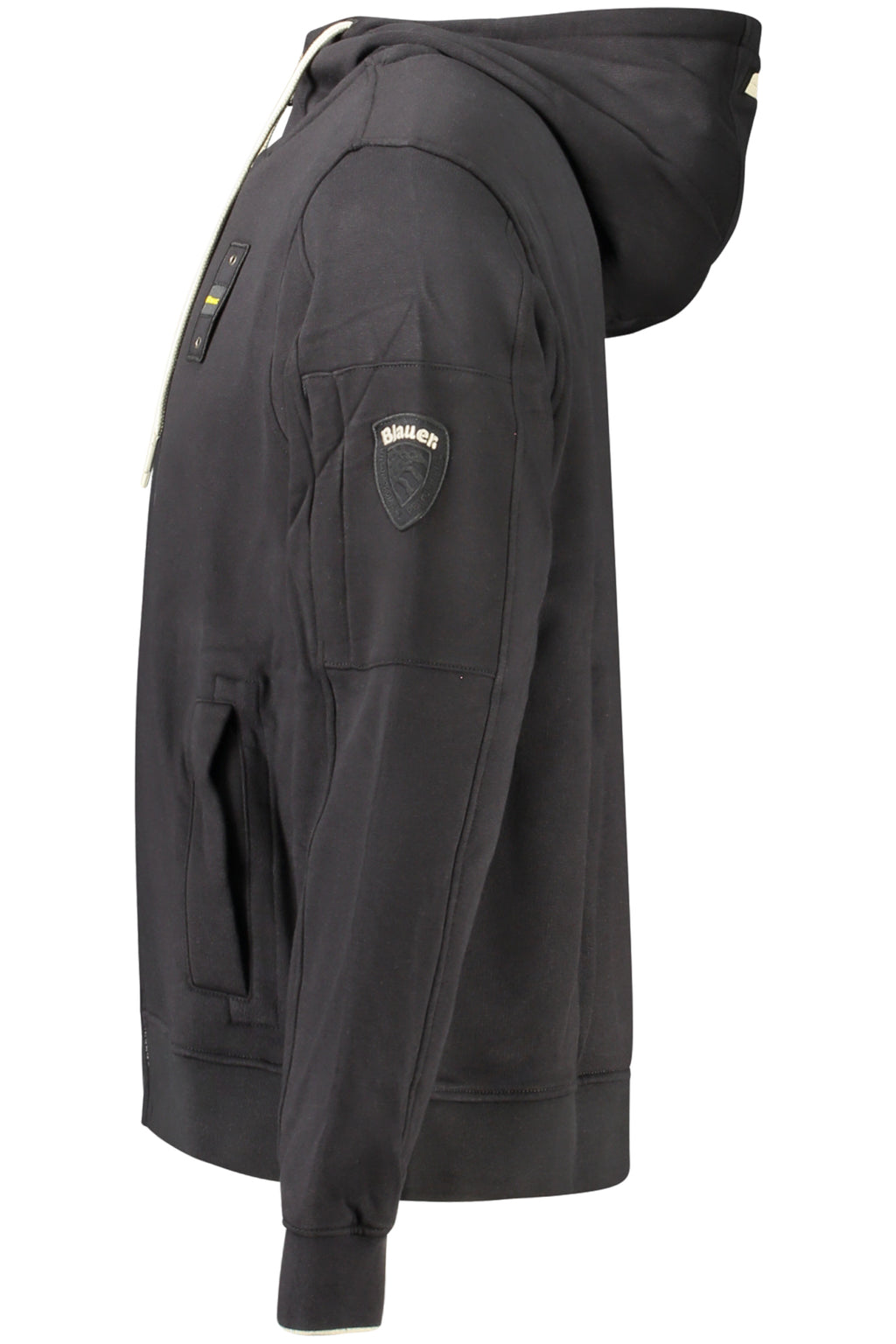 BLAUER FELPA CON ZIP UOMO NERO