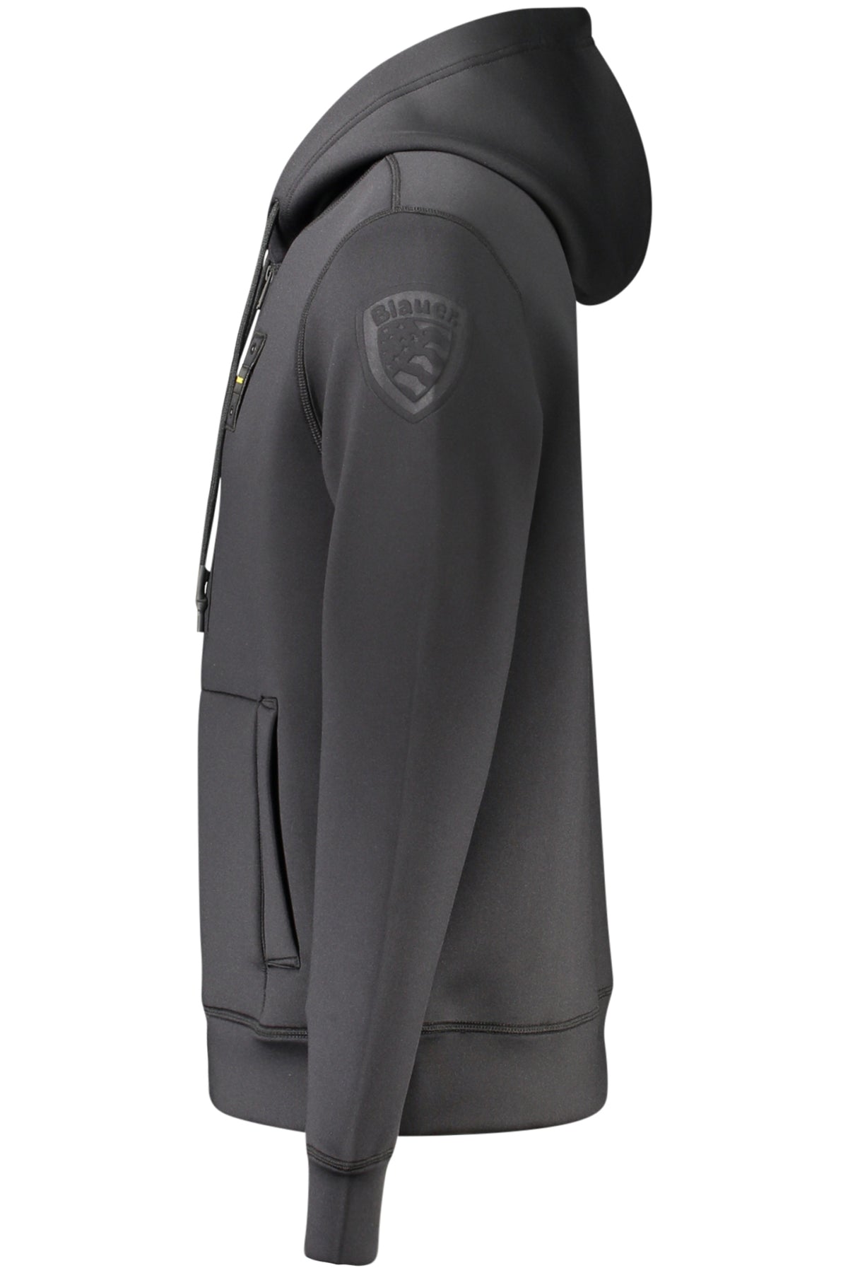 BLAUER FELPA CON ZIP UOMO NERO
