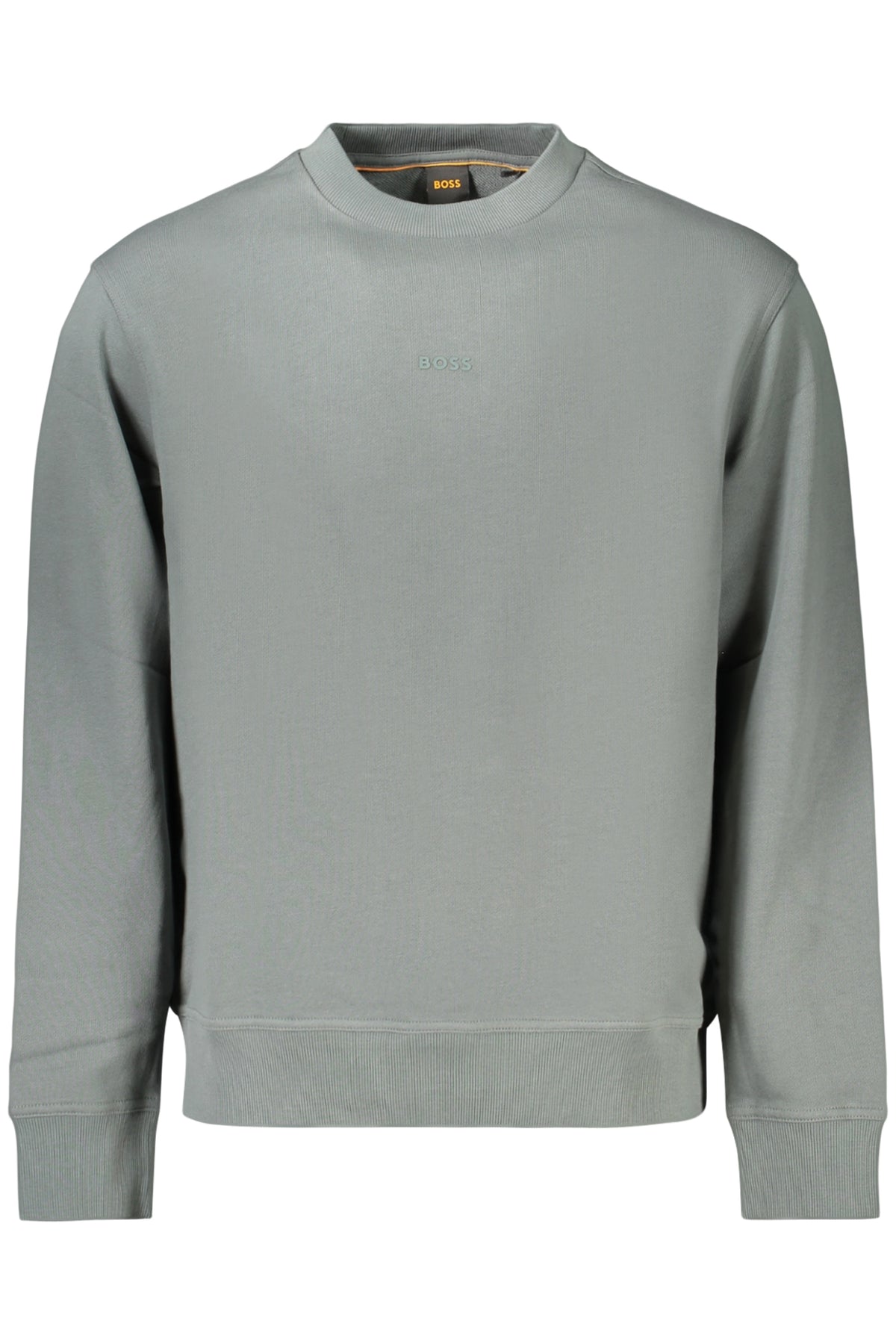 BOSS FELPA SENZA ZIP UOMO VERDE