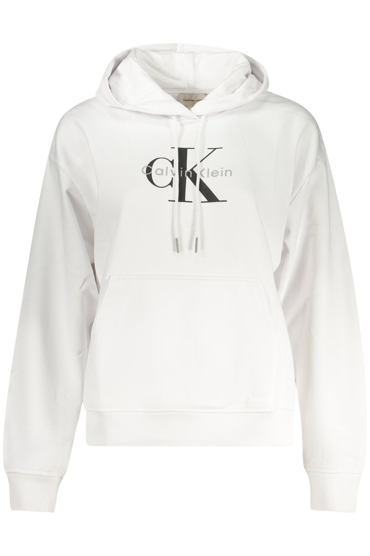 CALVIN KLEIN FELPA SENZA ZIP DONNA BIANCO