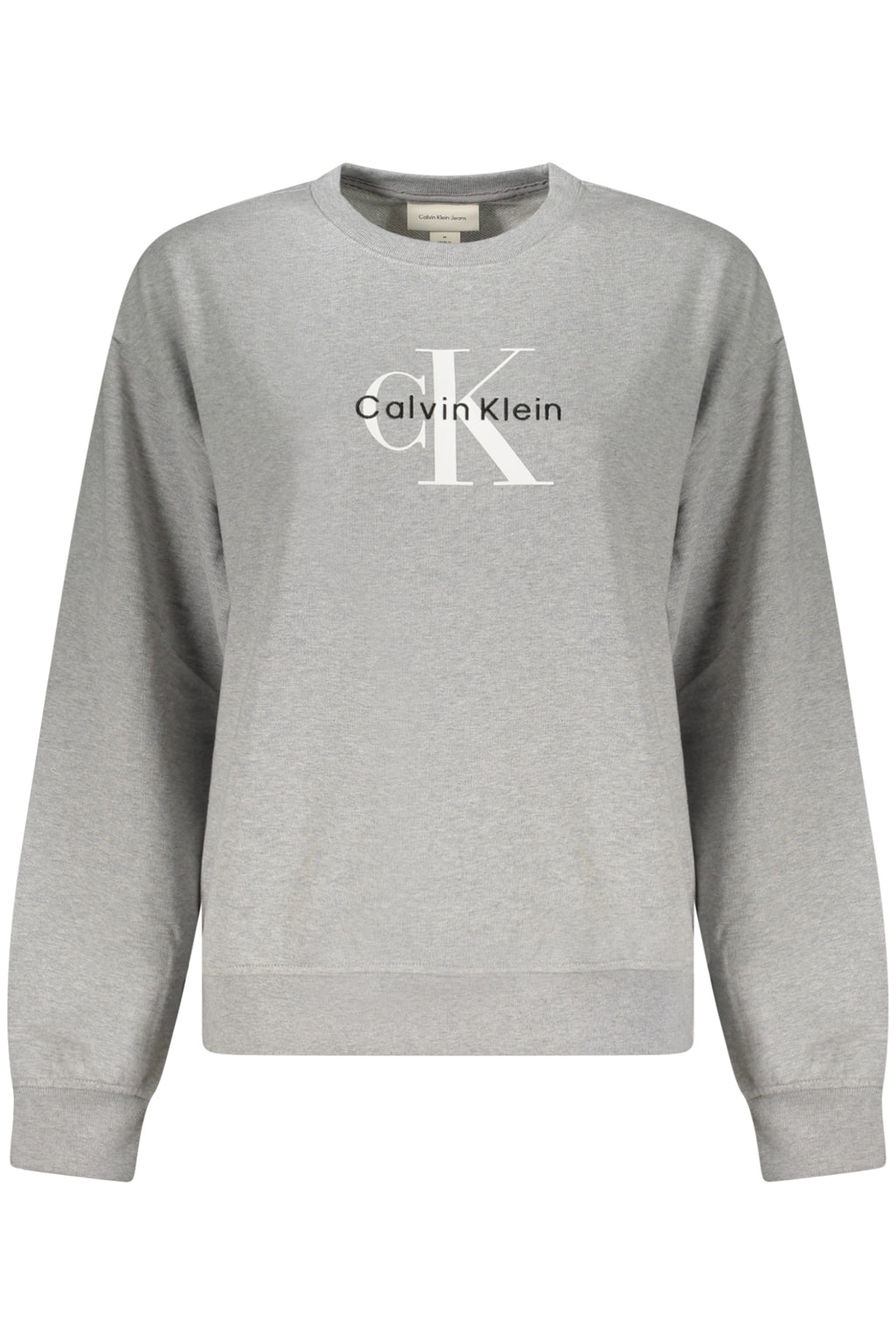 CALVIN KLEIN FELPA SENZA ZIP DONNA GRIGIO