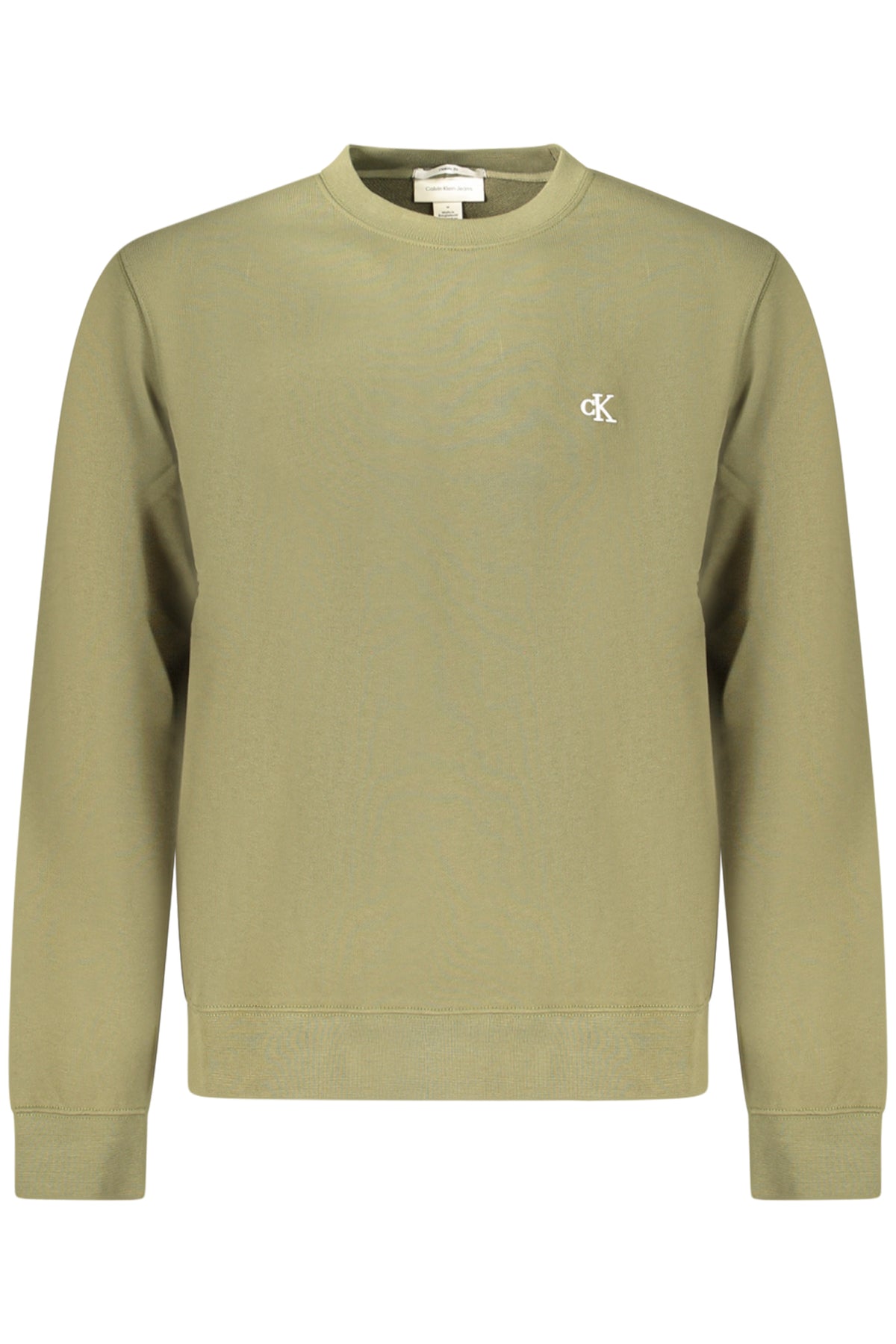 CALVIN KLEIN FELPA SENZA ZIP UOMO VERDE