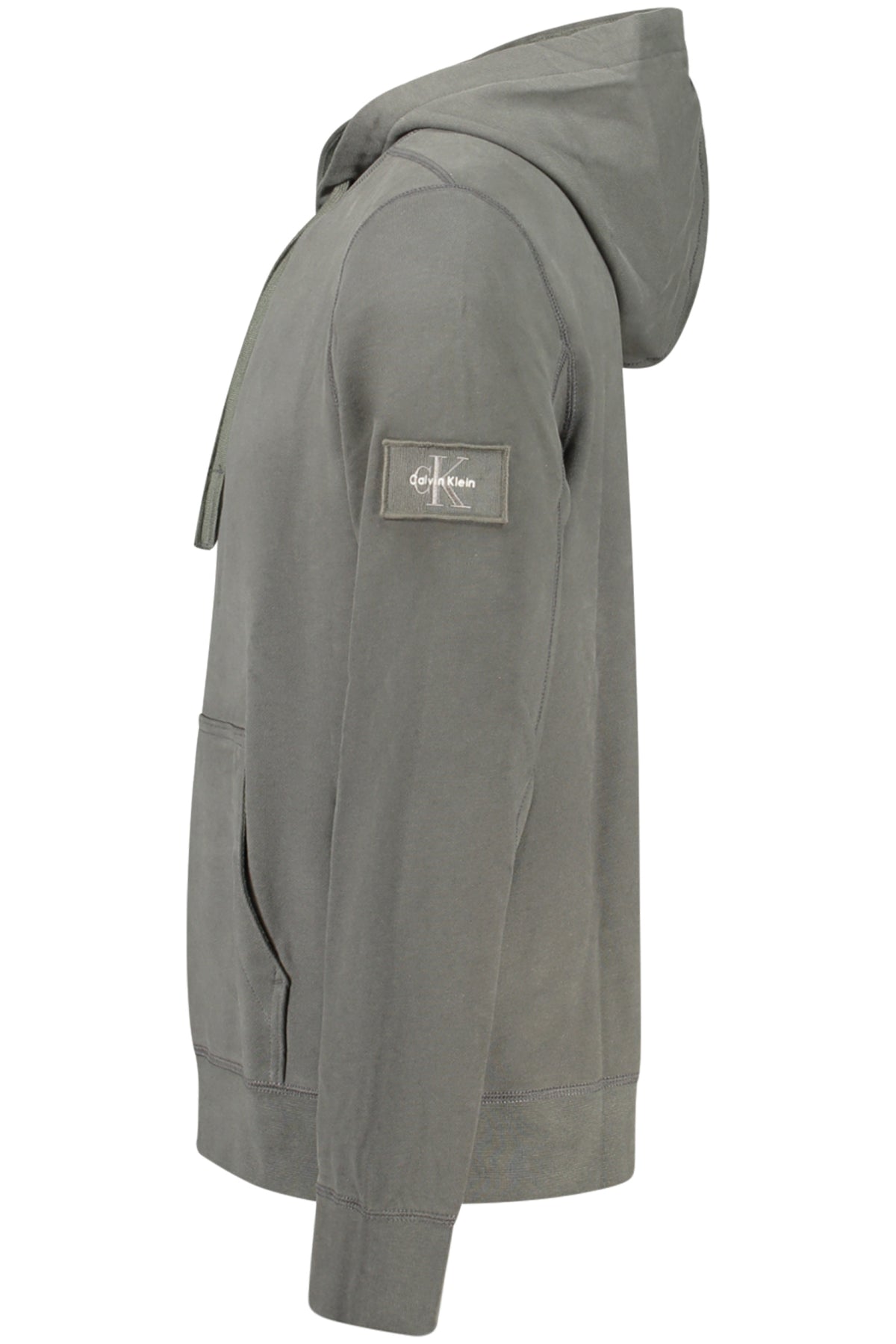 CALVIN KLEIN FELPA SENZA ZIP UOMO VERDE