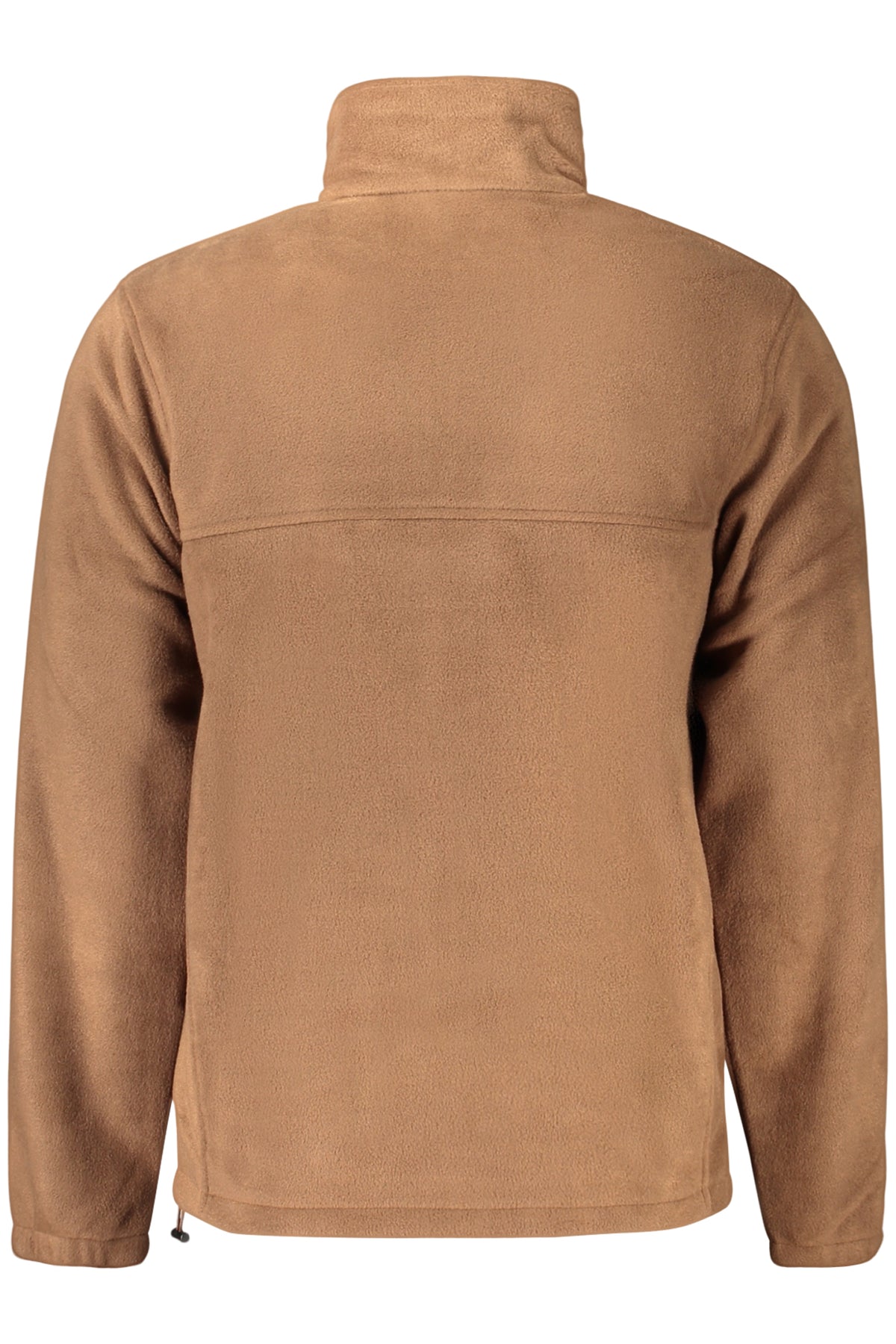 COLUMBIA FELPA CON ZIP UOMO MARRONE