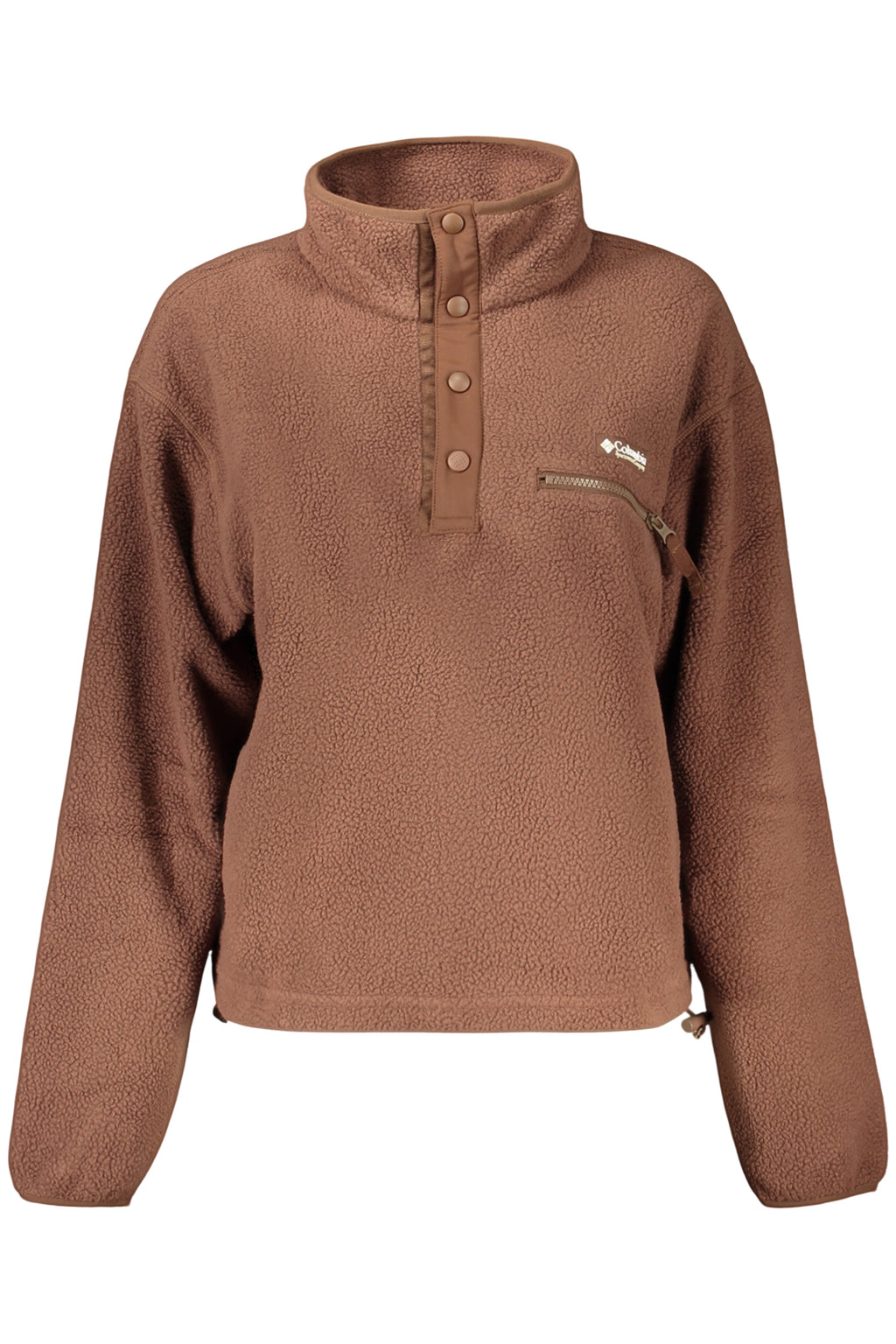 COLUMBIA FELPA SENZA ZIP DONNA MARRONE