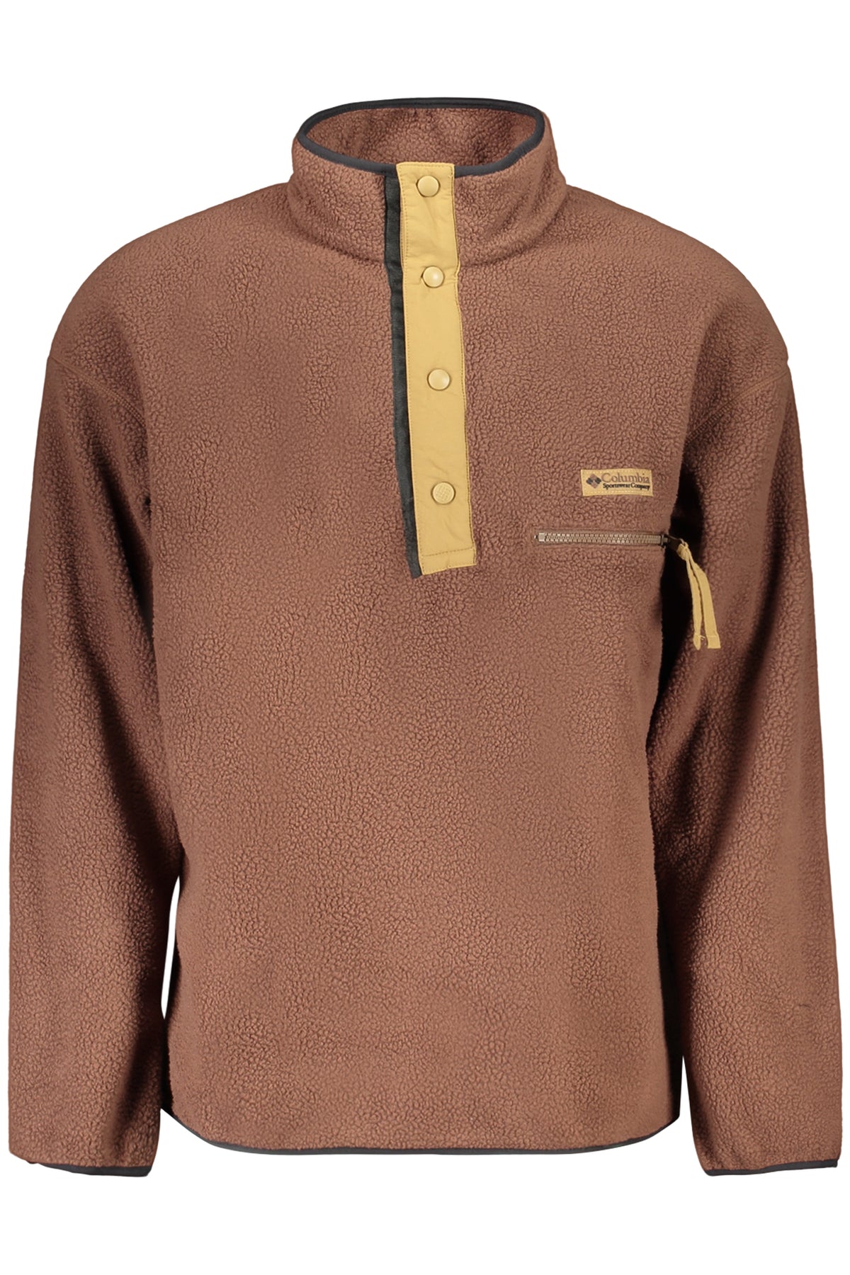 COLUMBIA FELPA SENZA ZIP UOMO MARRONE