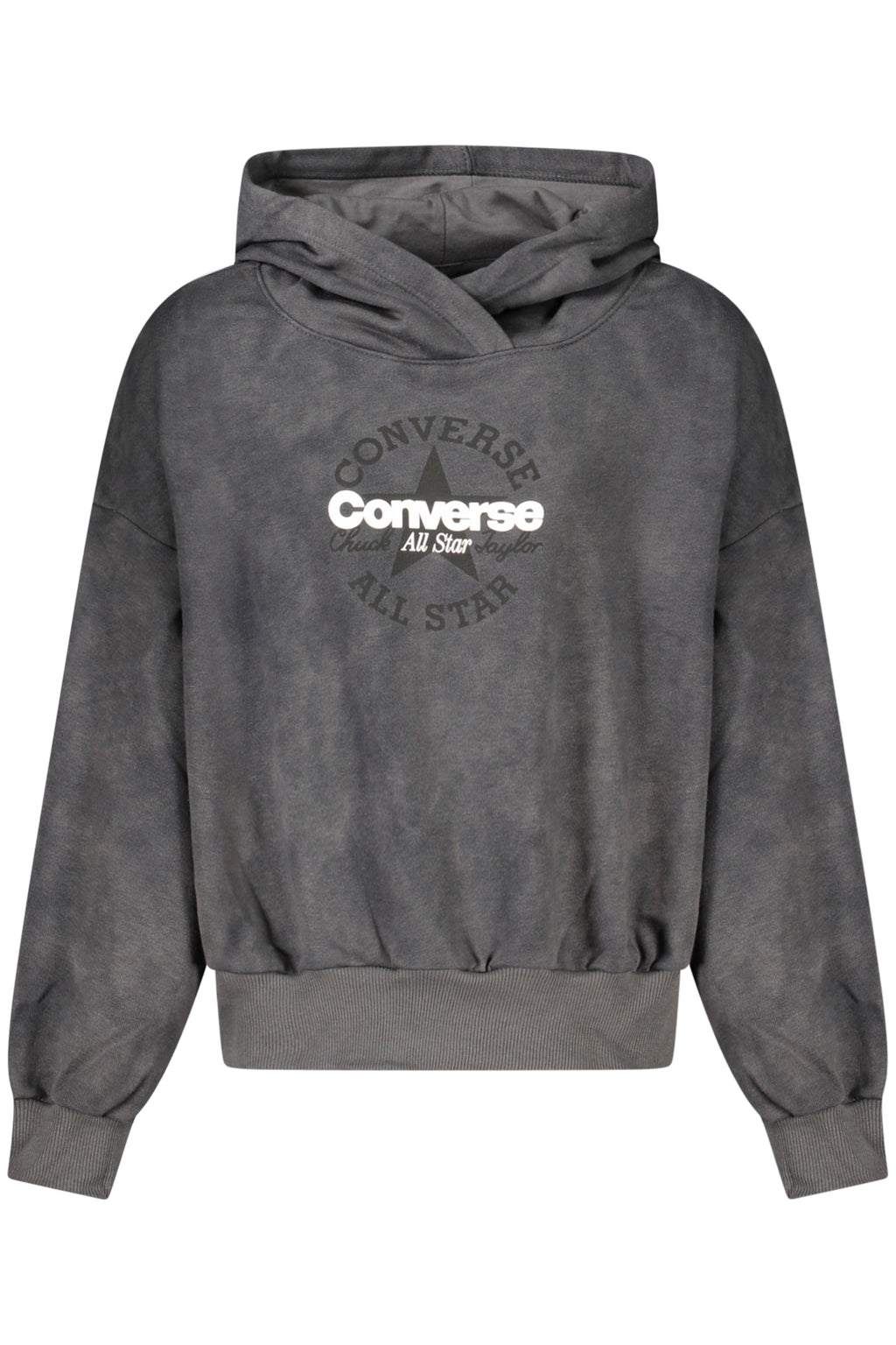 CONVERSE FELPA SENZA ZIP BAMBINA NERO