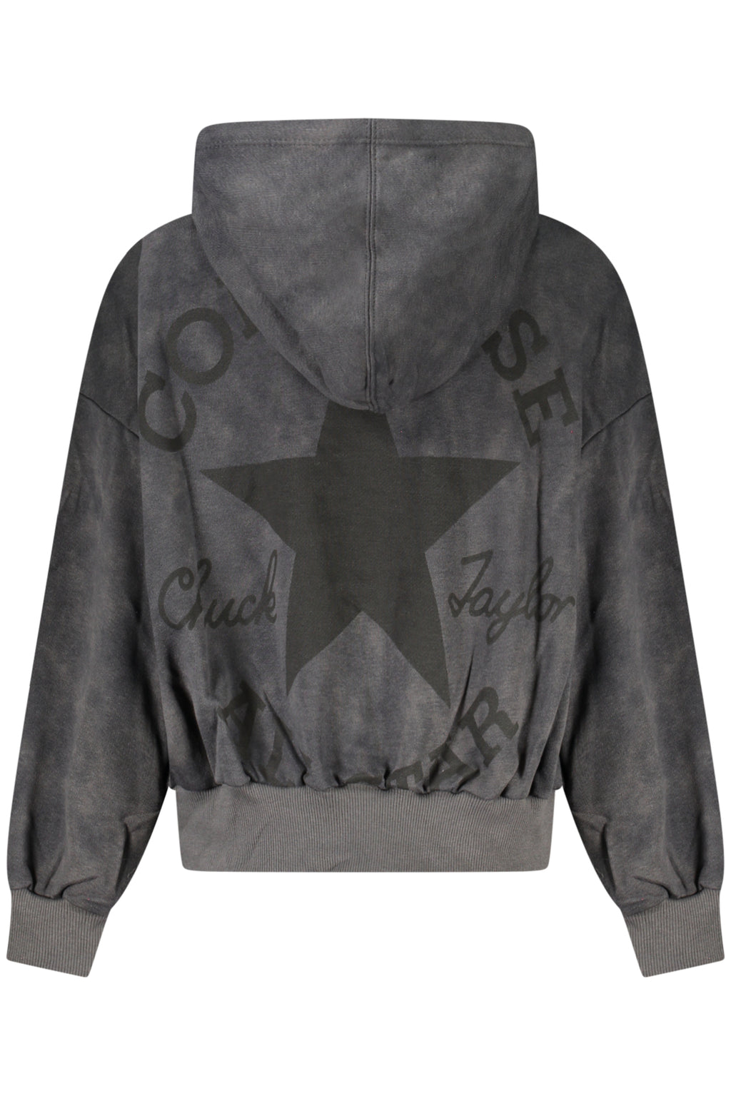 CONVERSE FELPA SENZA ZIP BAMBINA NERO