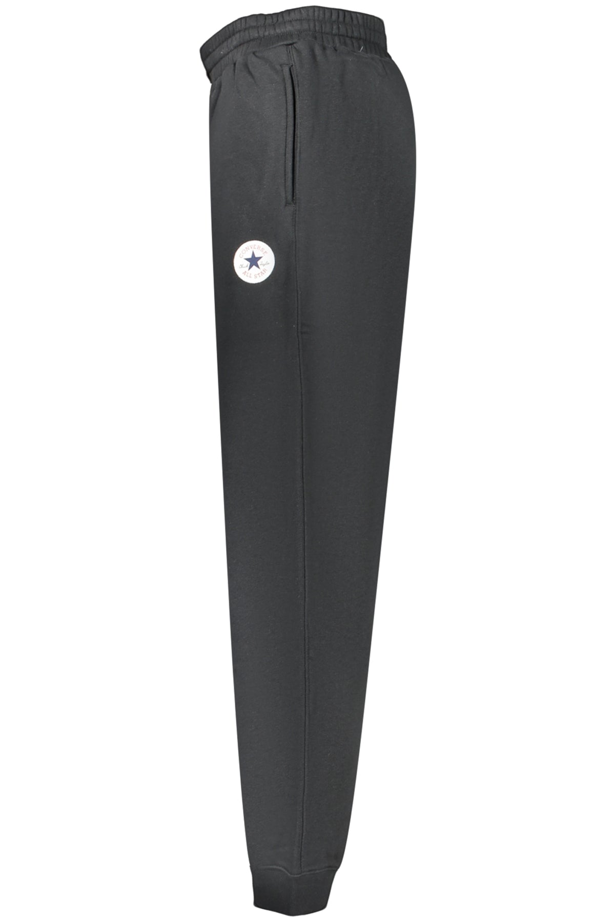 CONVERSE PANTALONE TUTA LUNGO UOMO NERO
