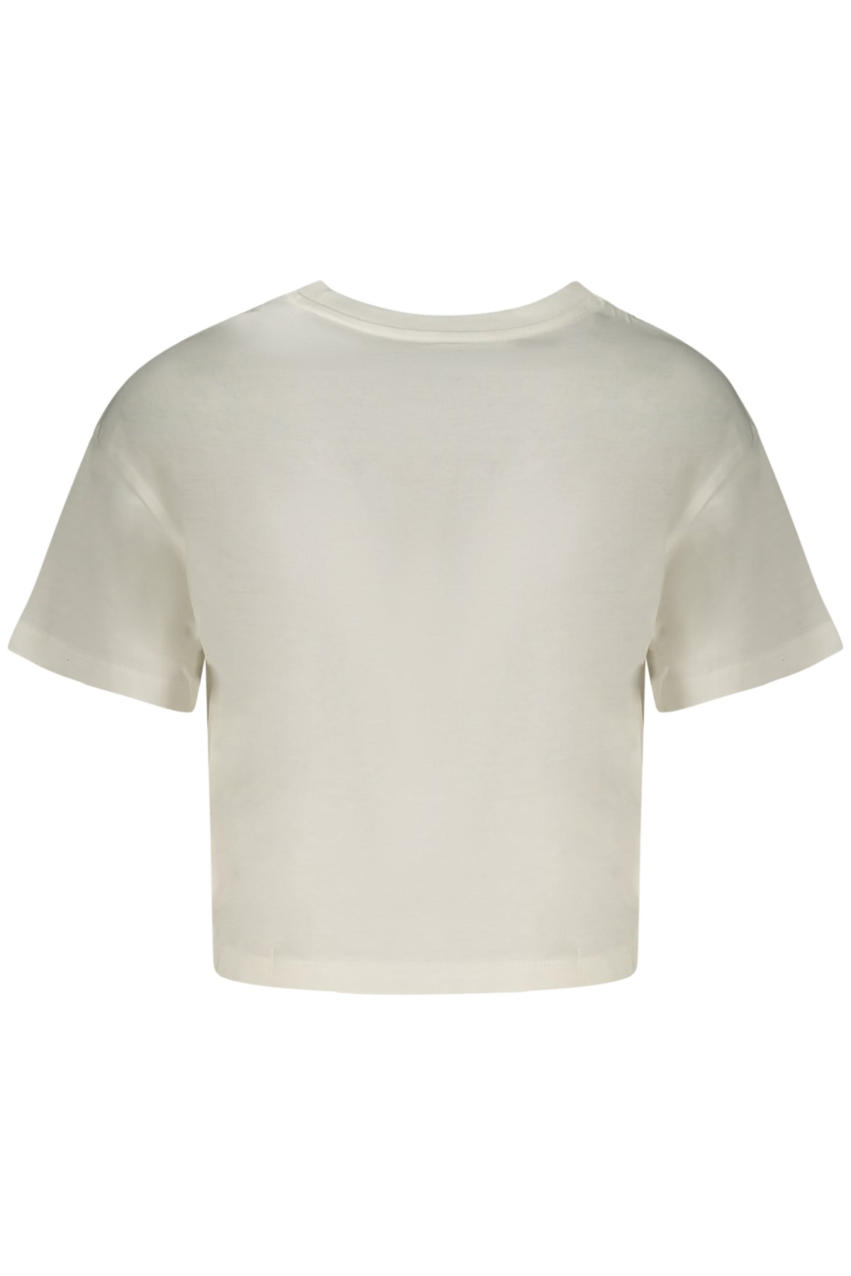 CONVERSE T-SHIRT MANICHE CORTE BAMBINA BIANCO