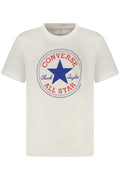 CONVERSE T-SHIRT MANICHE CORTE BAMBINO BIANCO