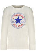 CONVERSE T-SHIRT MANICHE LUNGHE BAMBINO BIANCO