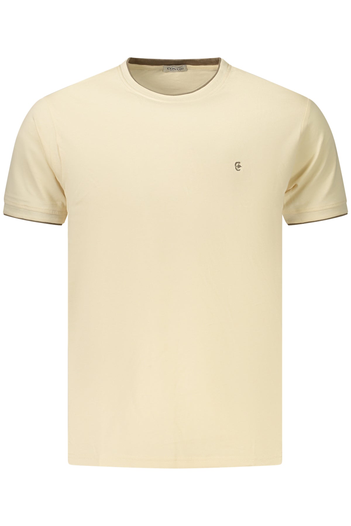 COVERI MOVING T-SHIRT MANICHE CORTE UOMO BEIGE