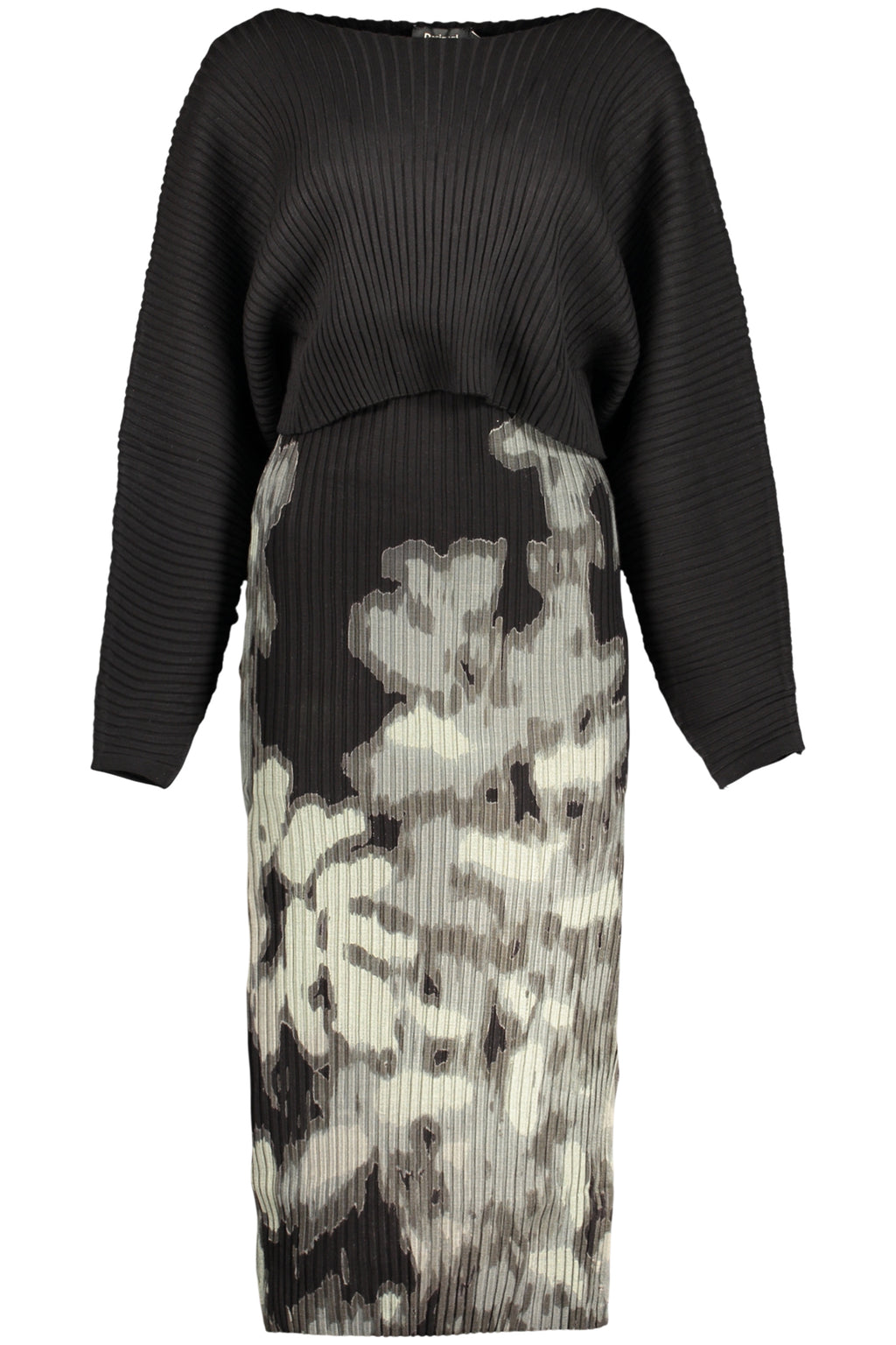 DESIGUAL ABITO LUNGO DONNA NERO