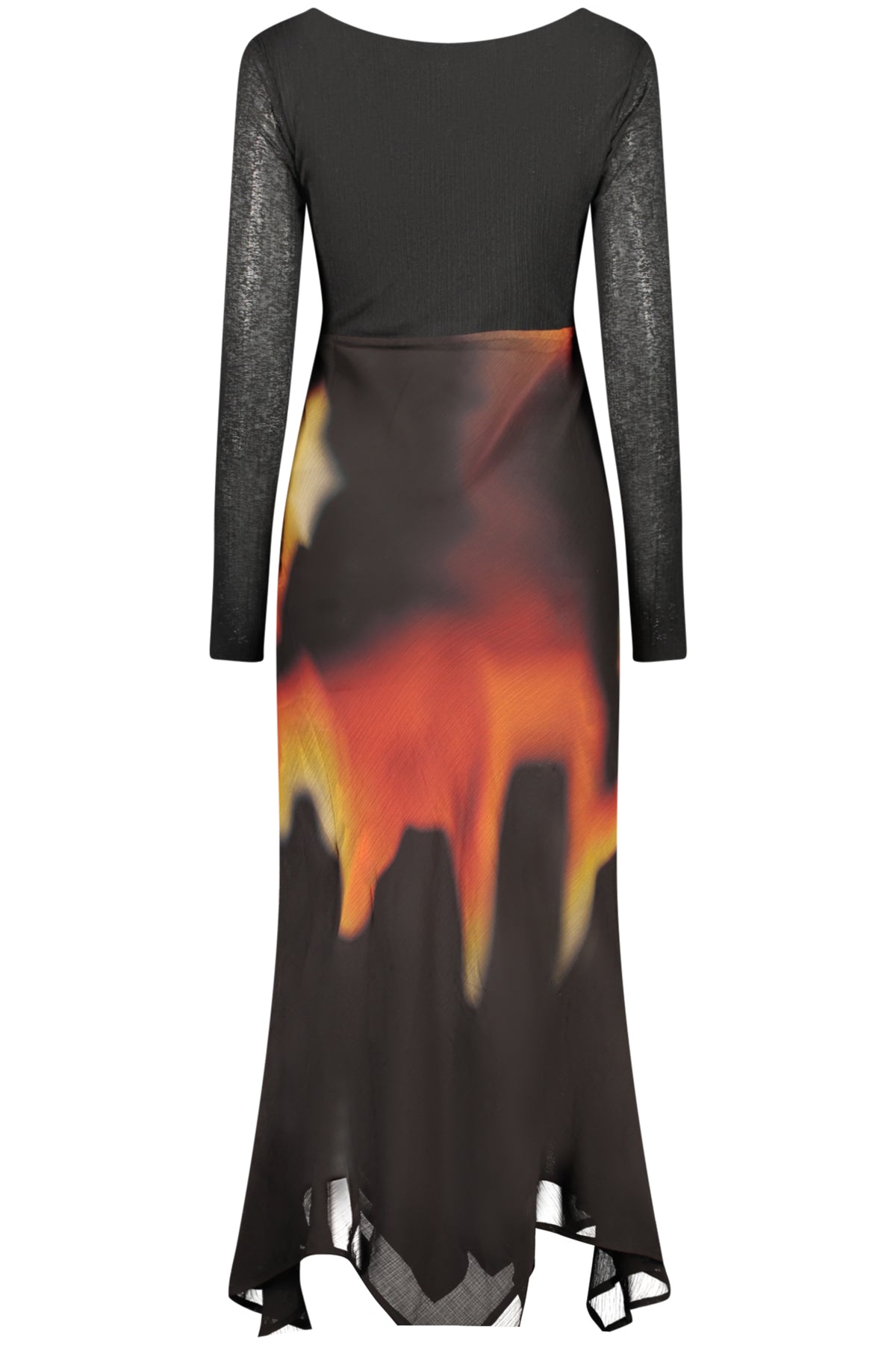 DESIGUAL ABITO LUNGO DONNA NERO