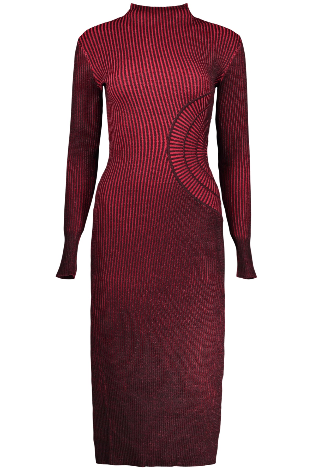 DESIGUAL ABITO LUNGO DONNA ROSSO