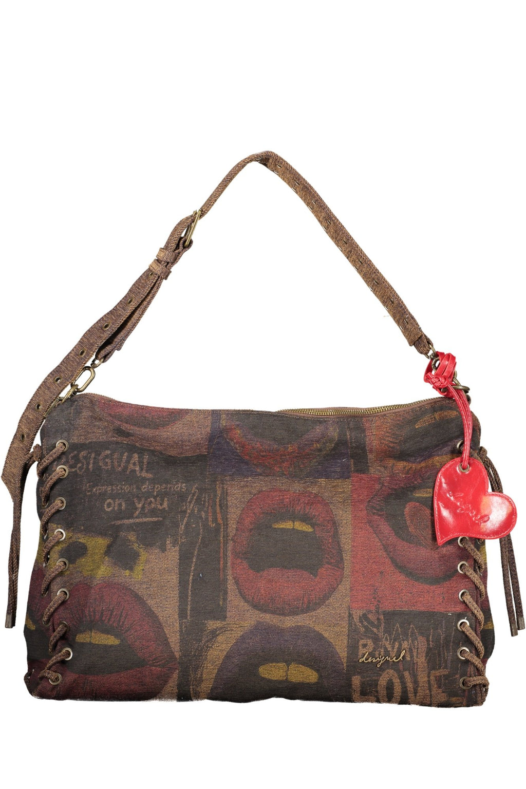 DESIGUAL BORSA DONNA MARRONE