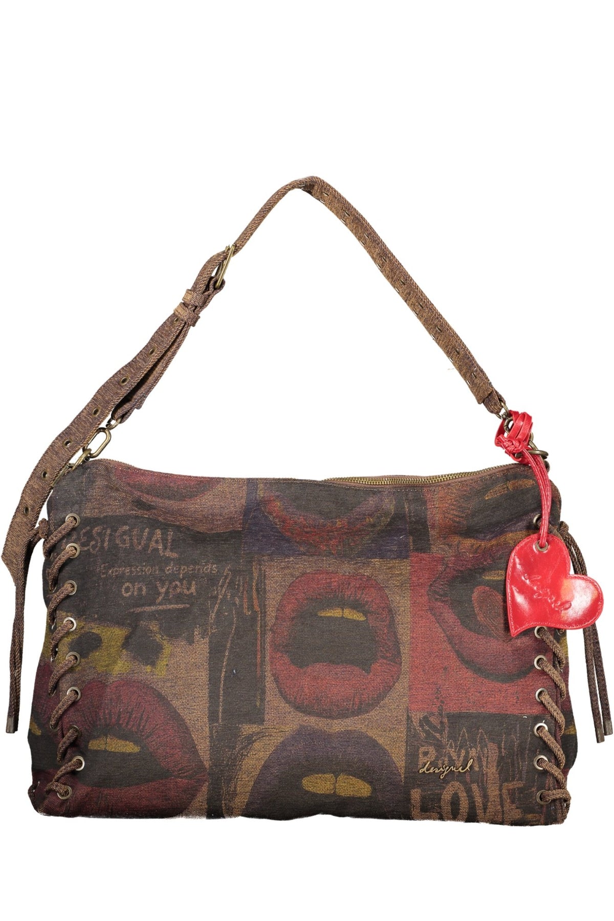 DESIGUAL BORSA DONNA MARRONE