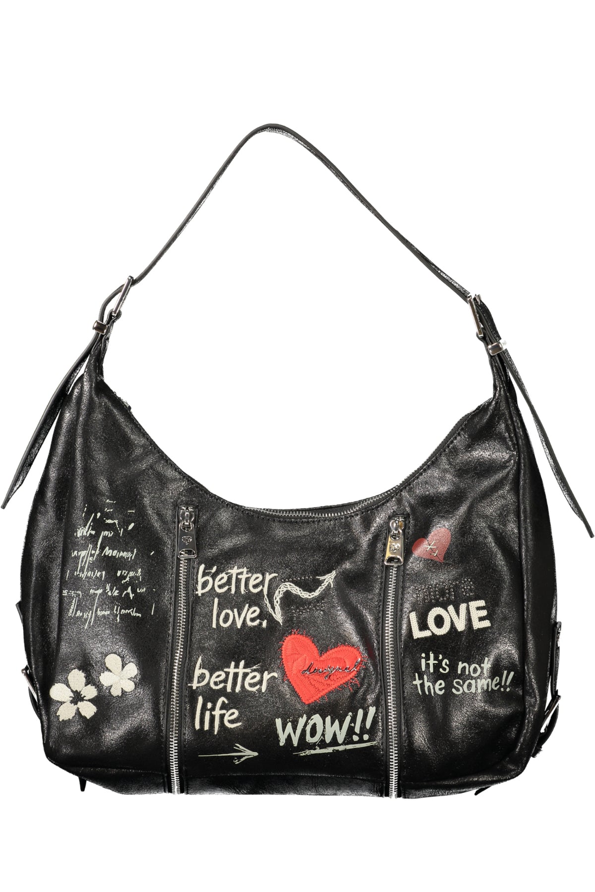 DESIGUAL BORSA DONNA NERO